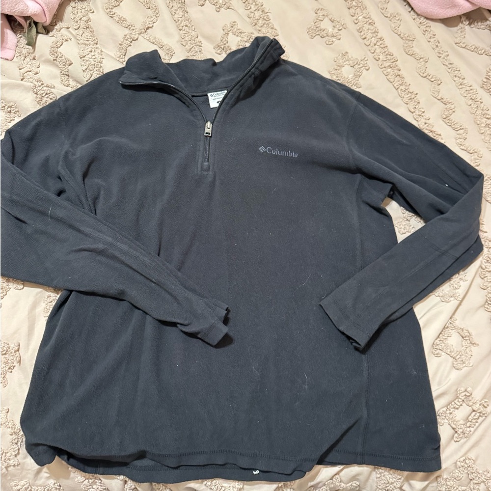 Columbia Men's Dark Gray Zip-Up Sweater